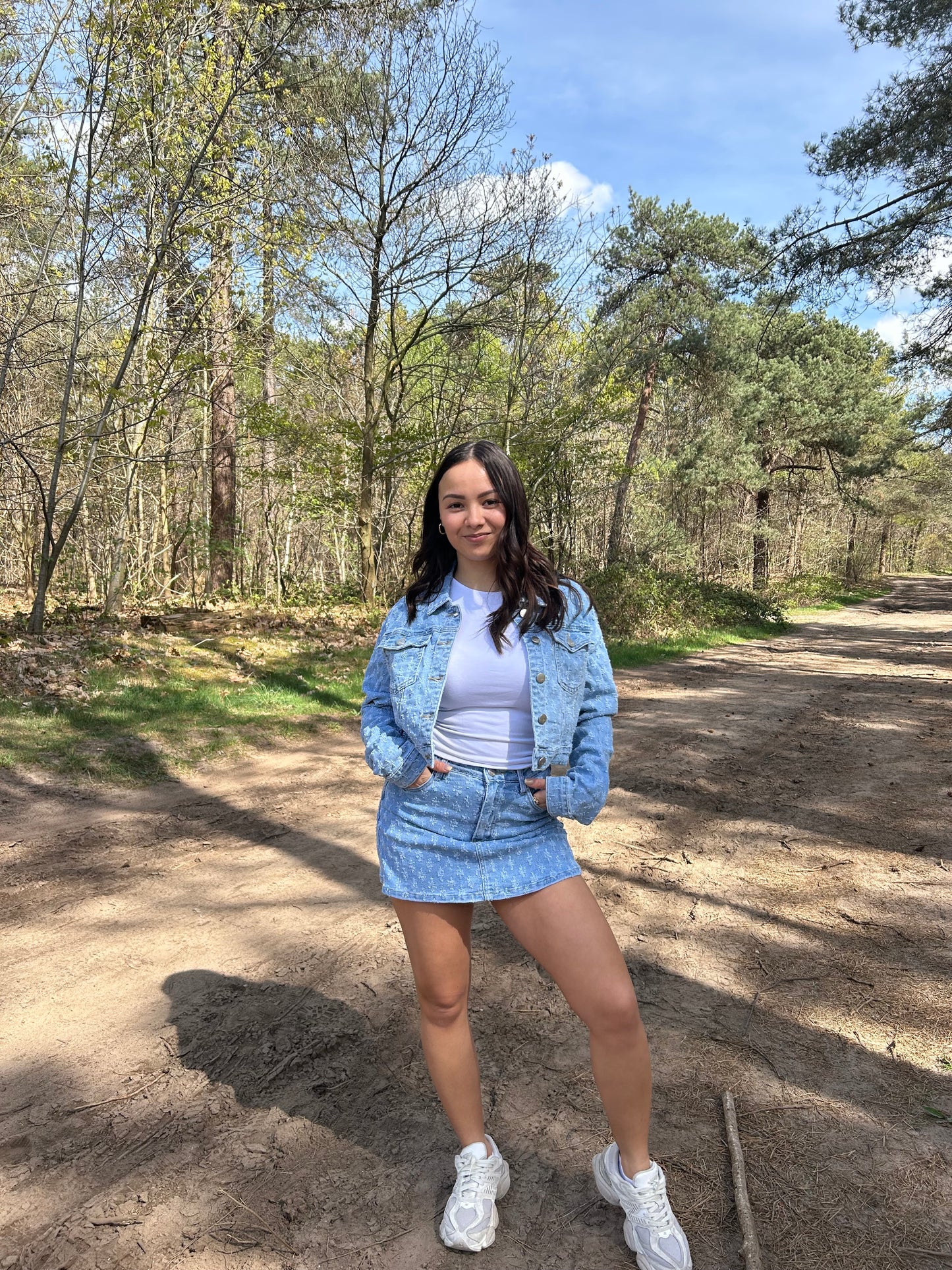 Tess diamond skort strech