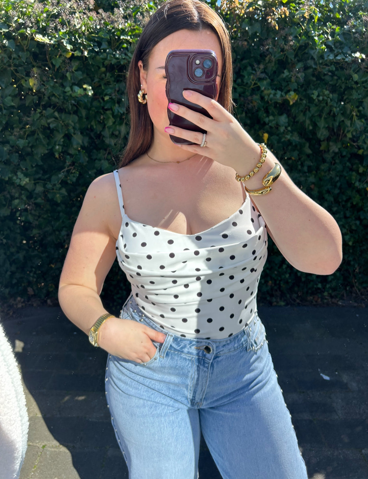 Polka dot body