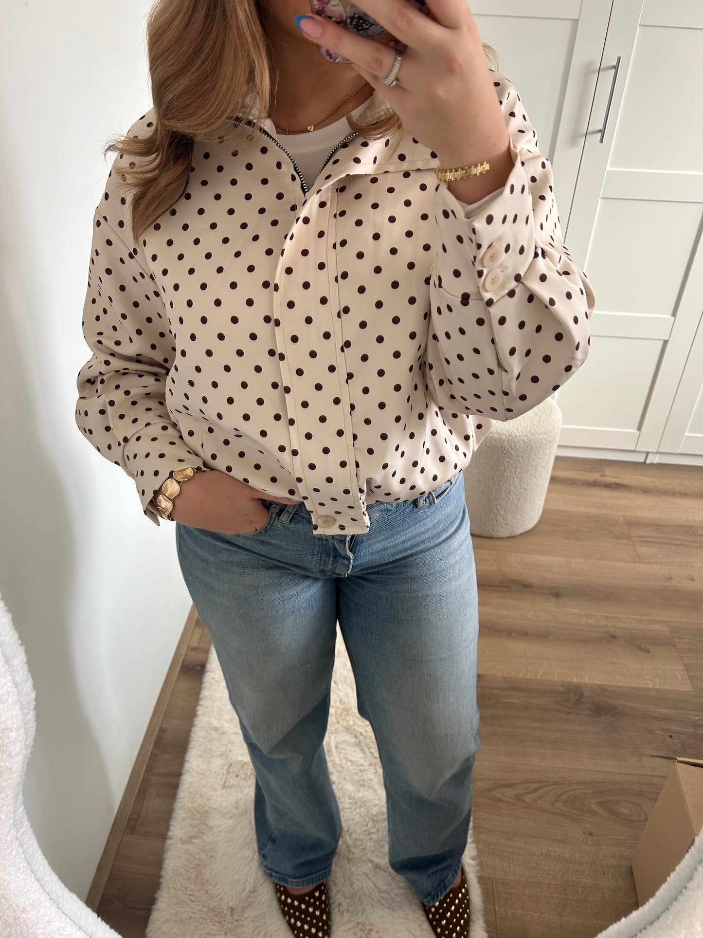 Polka dot jacket