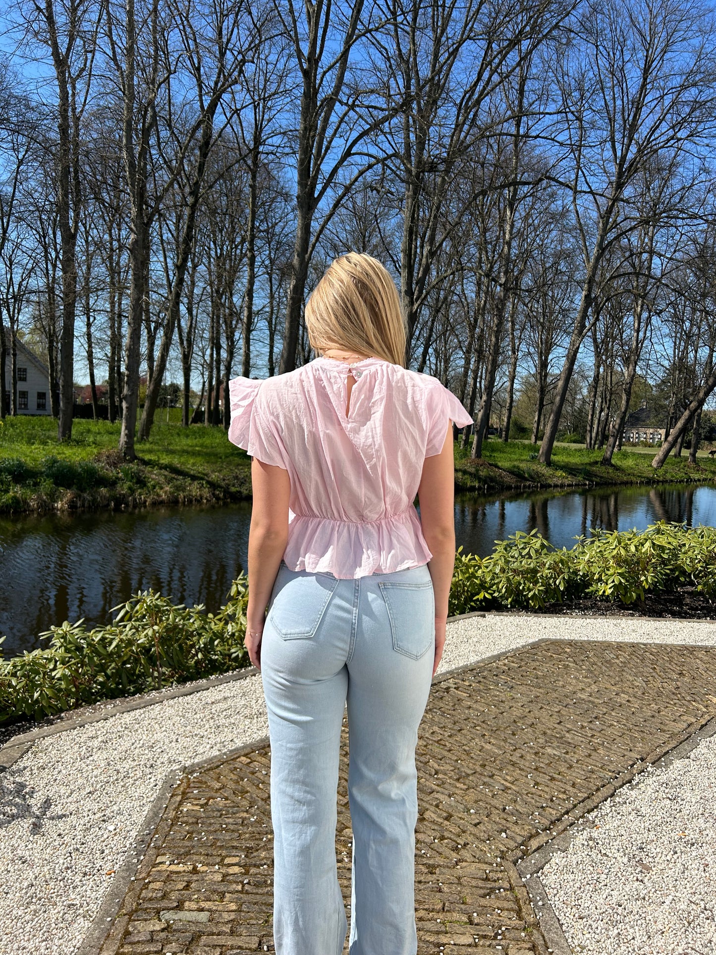 Blush bloom top