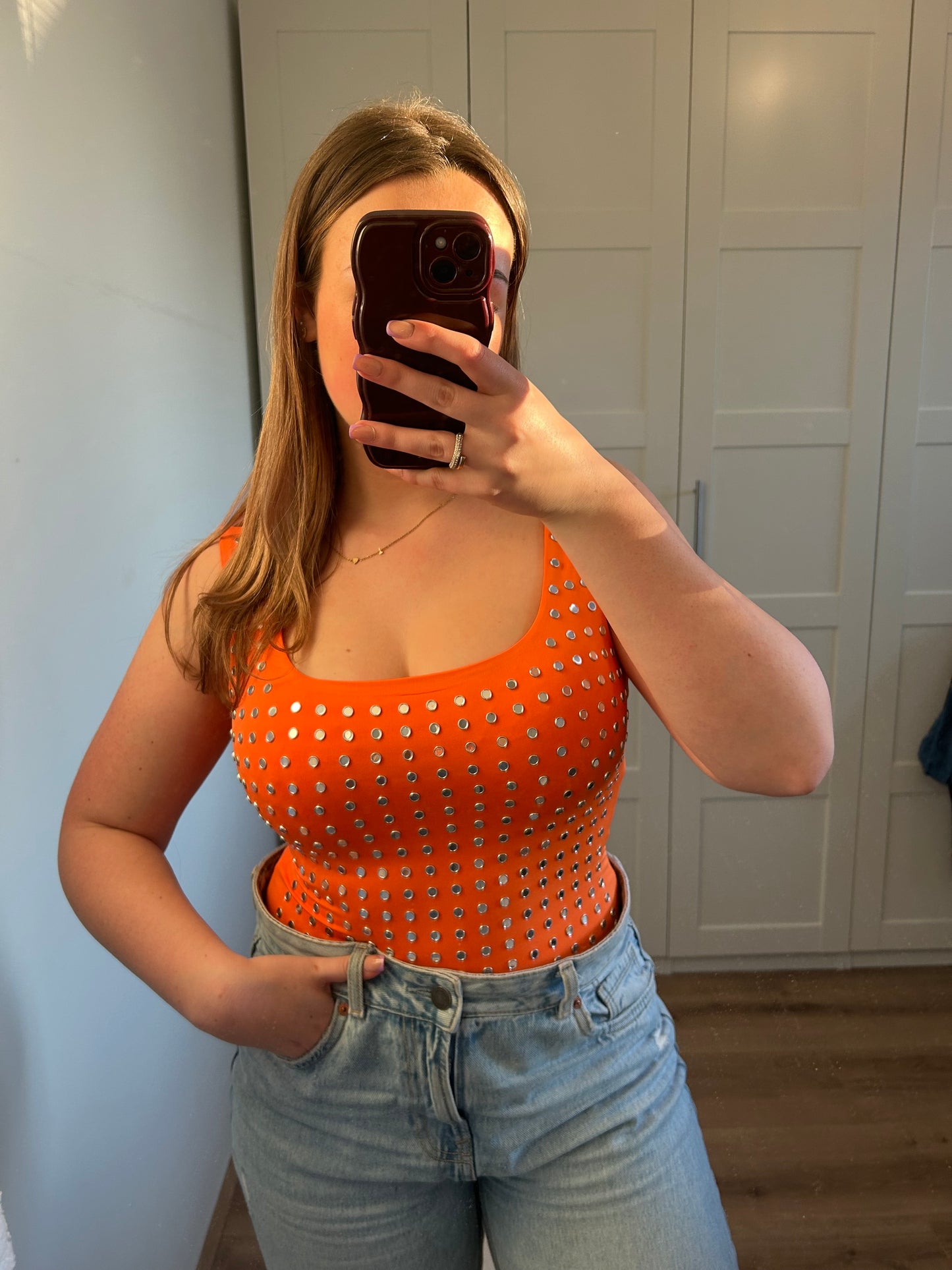 Studs body oranje