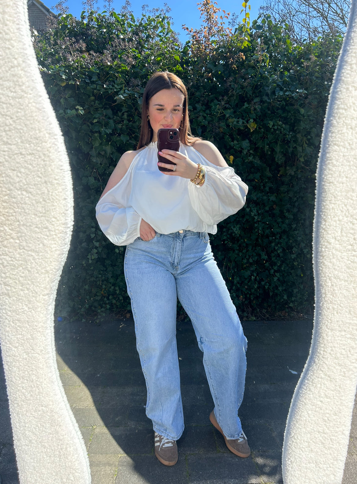 Gina blouse white