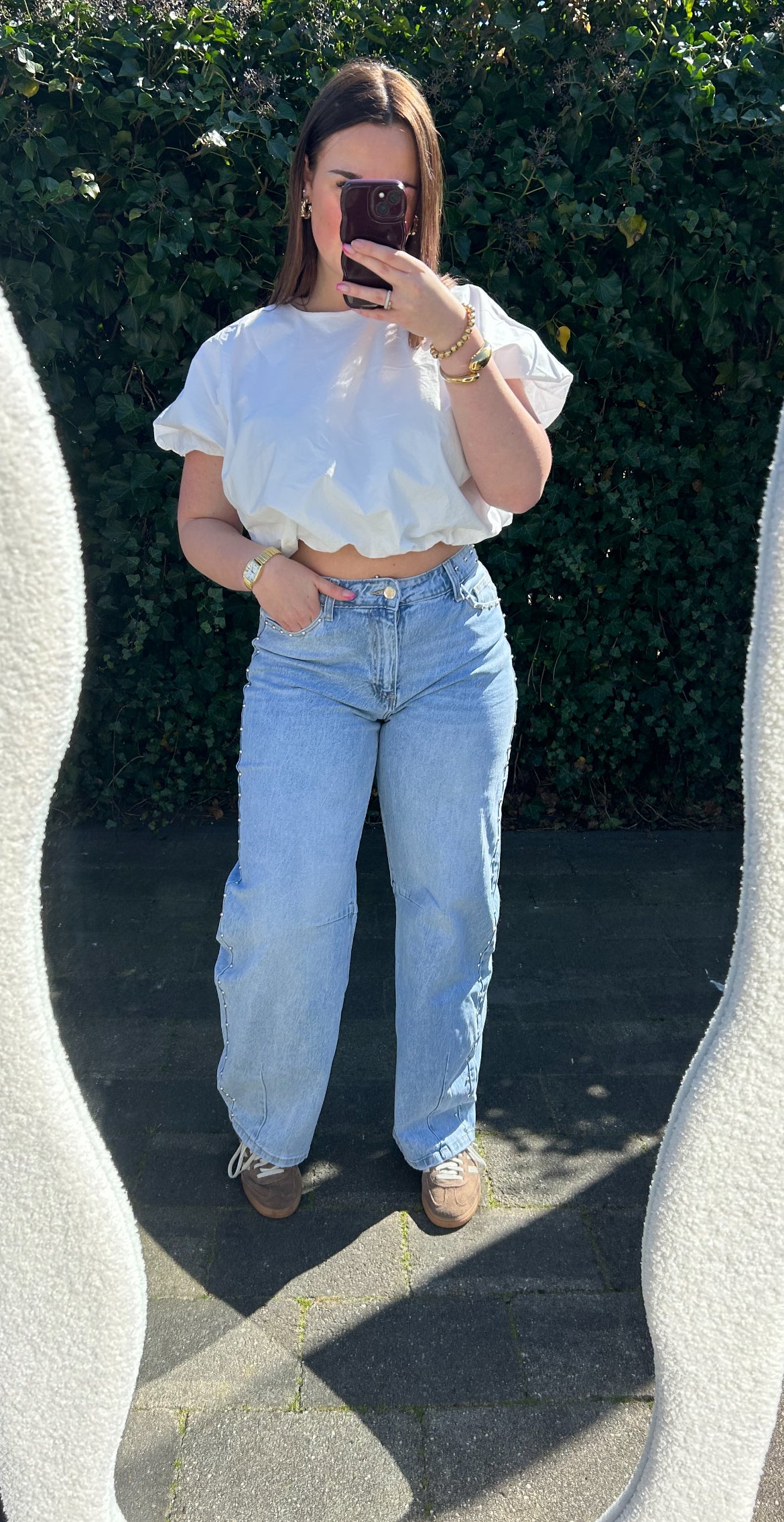 Stud jeans - balloon fit