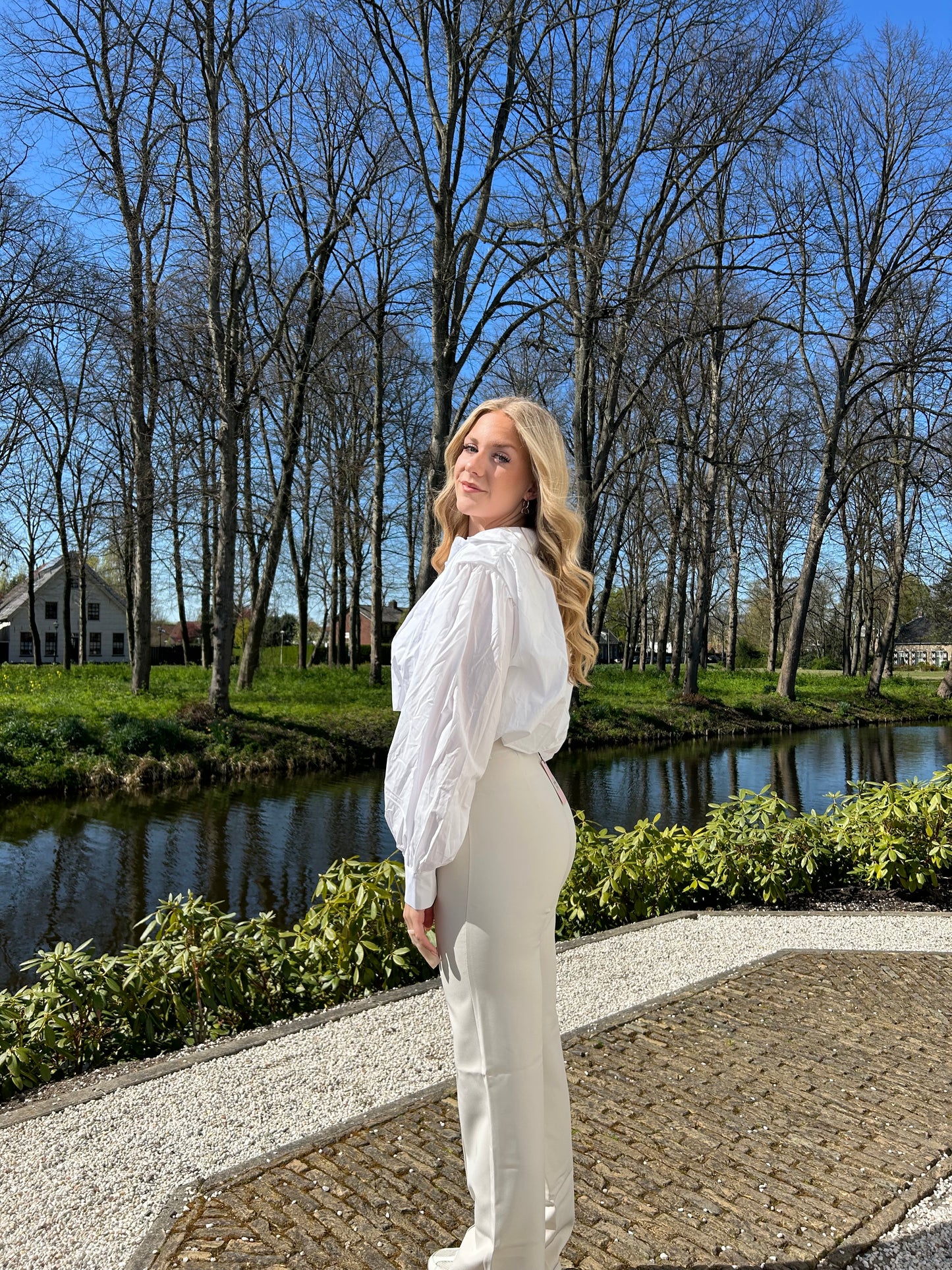 Cotton cloud blouse
