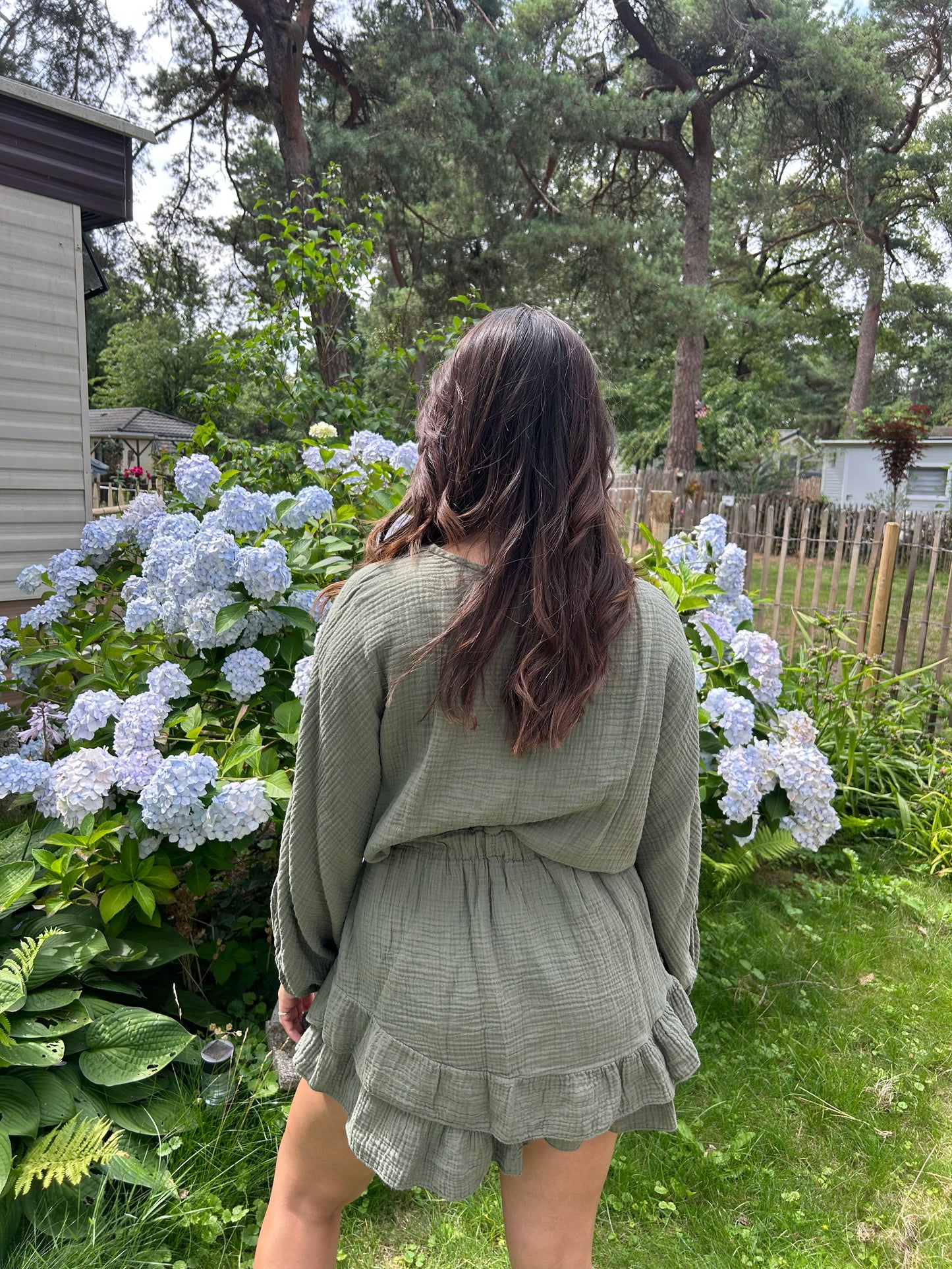 Olive jumpsuit - one size