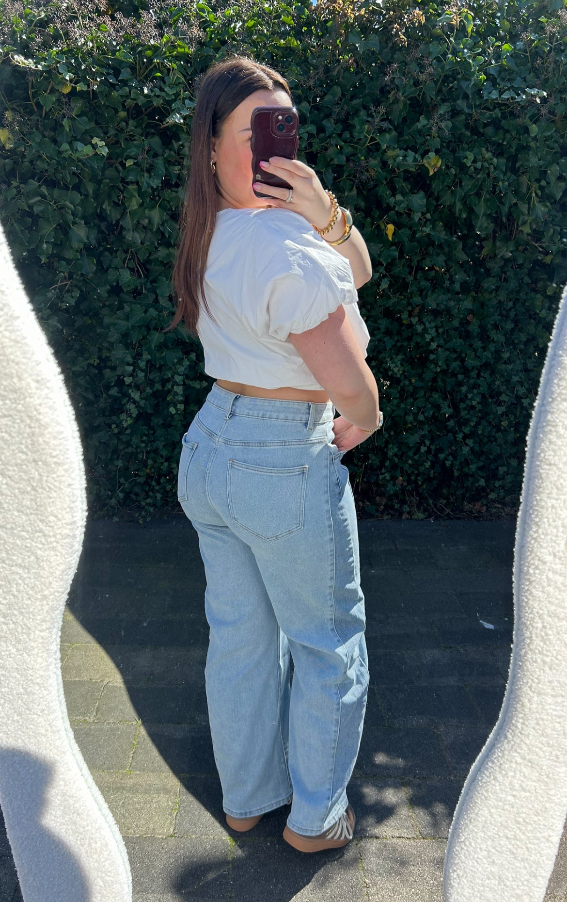 Split jeans - balloon fit