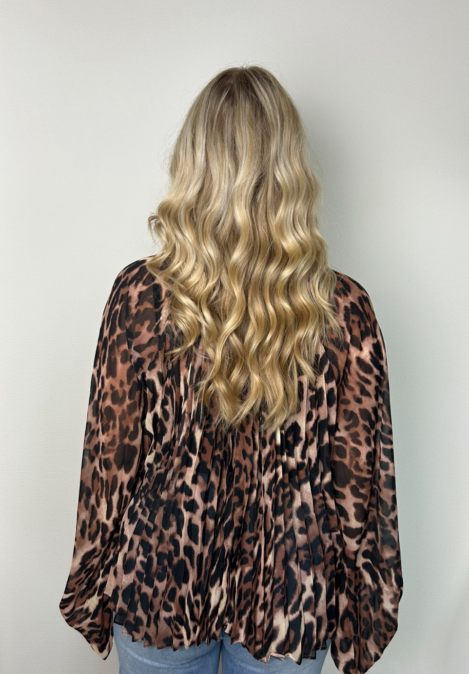 Valentina leopard blouse