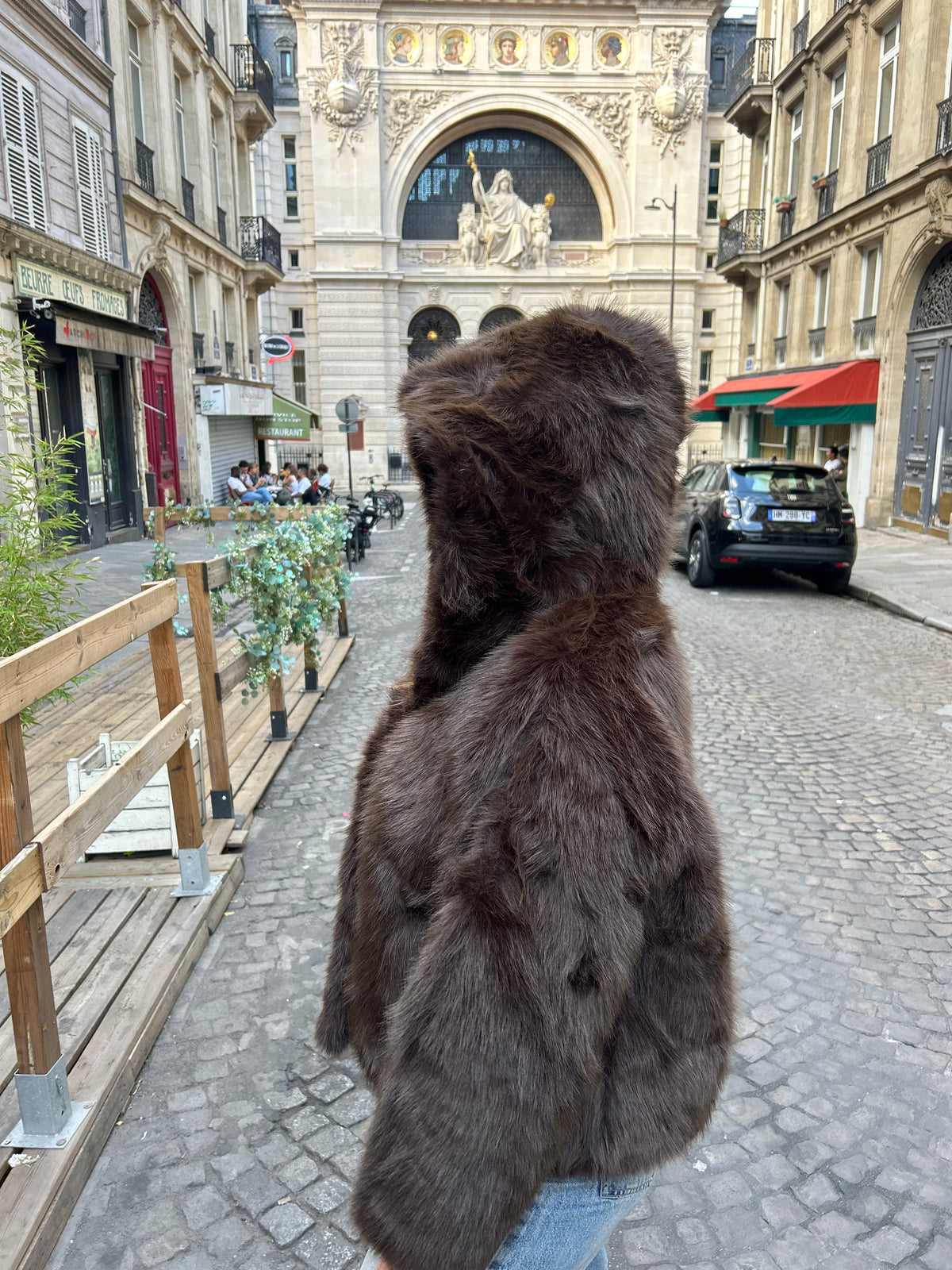 Fluffy Brownie Coat