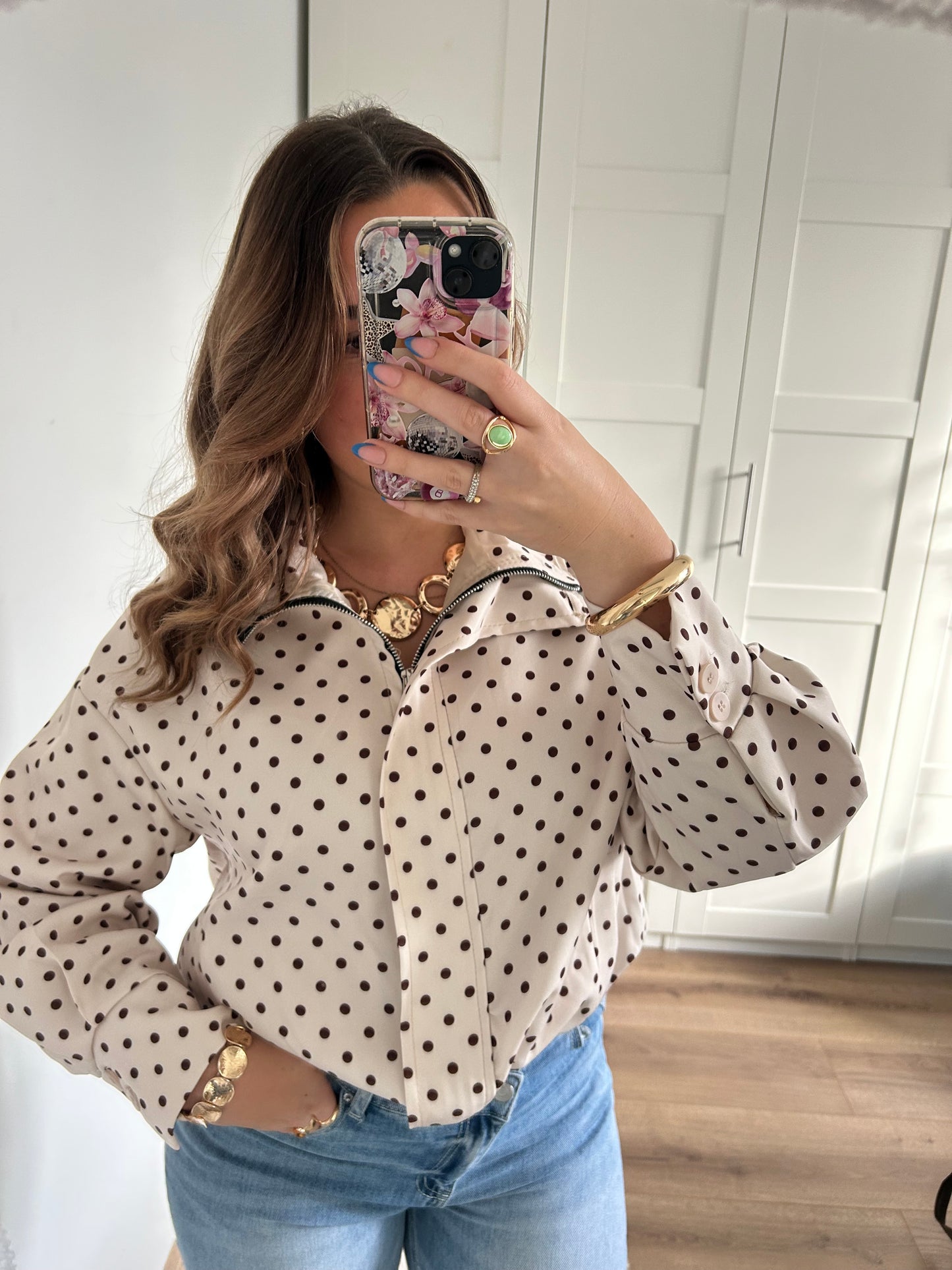 Polka dot jacket