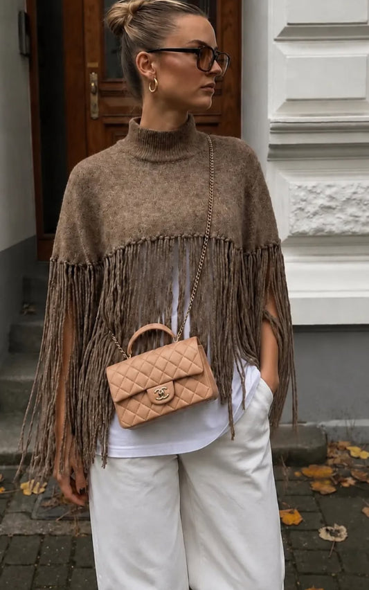 Noor trui taupe