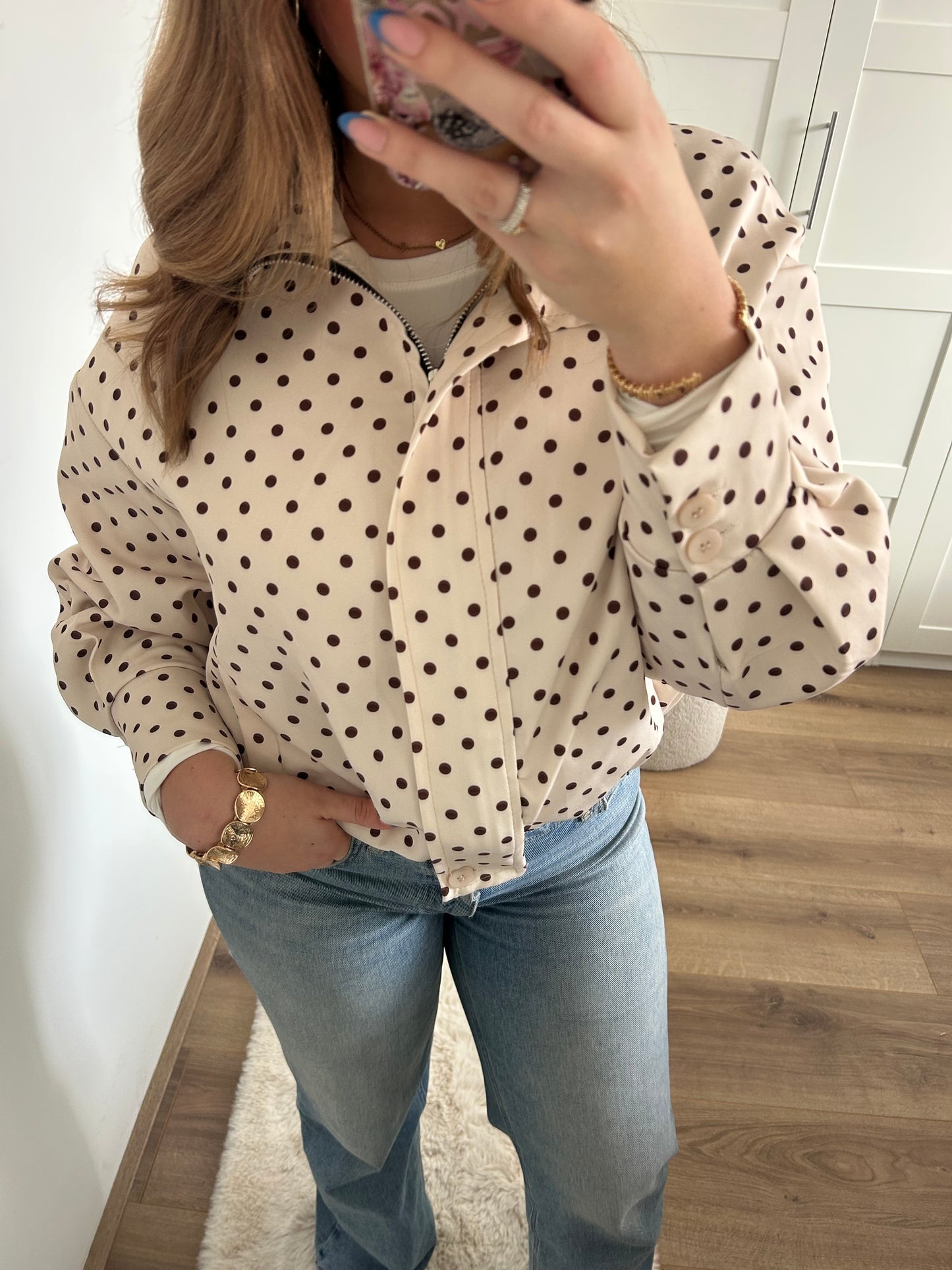 Polka dot jacket