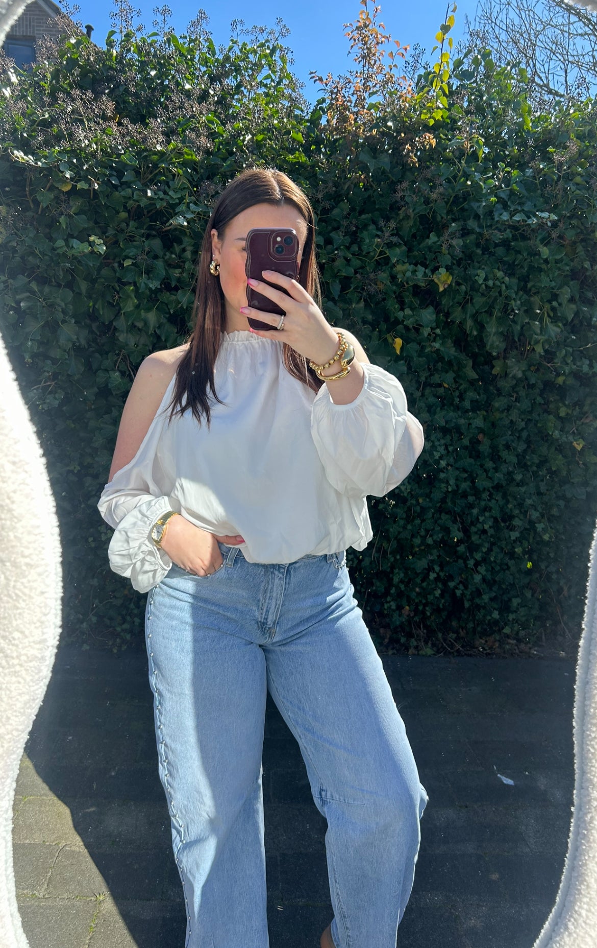 Gina blouse white