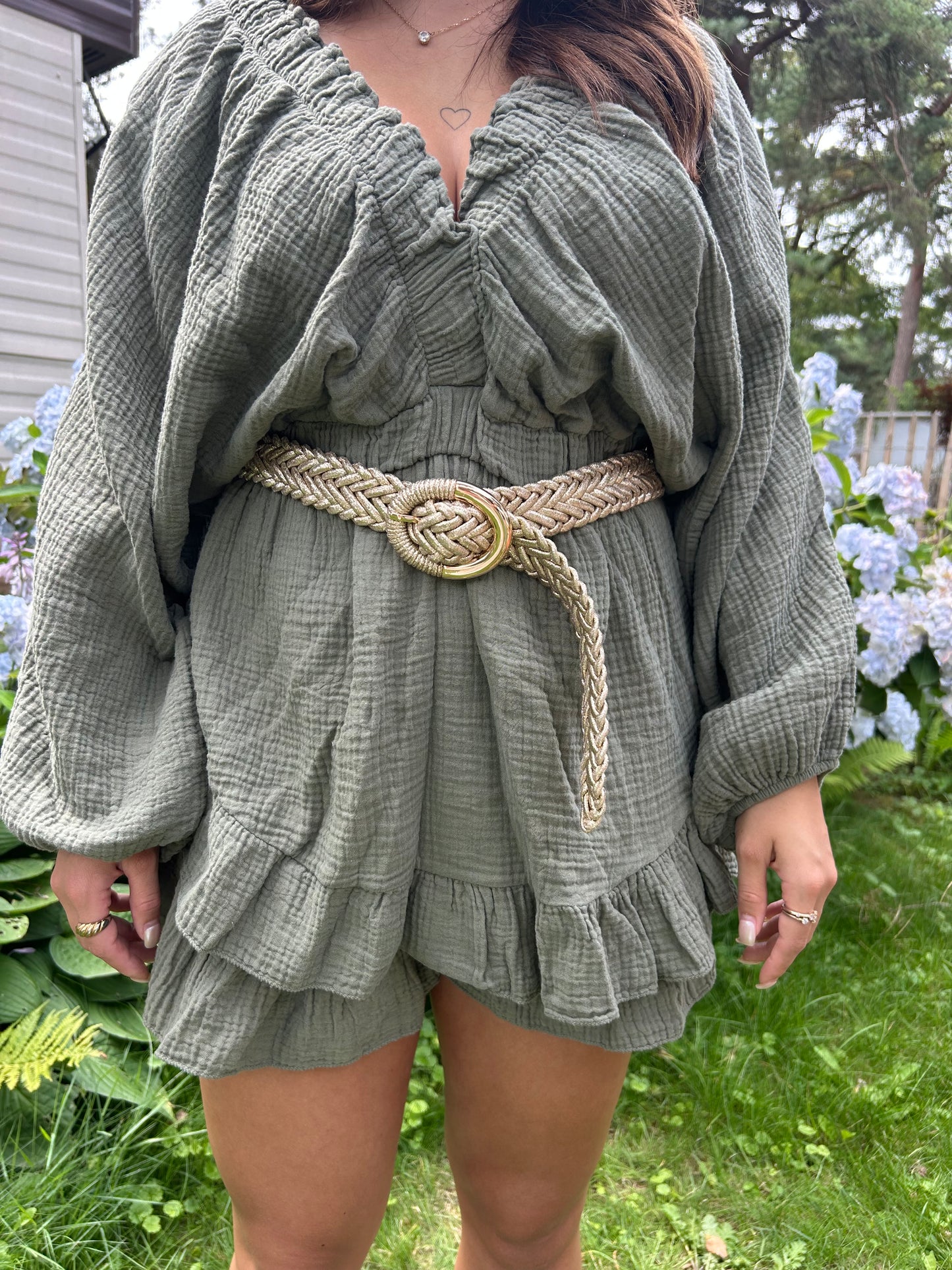 Gold belt - one size