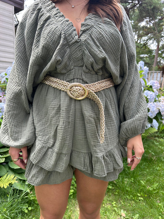 Gold belt - one size
