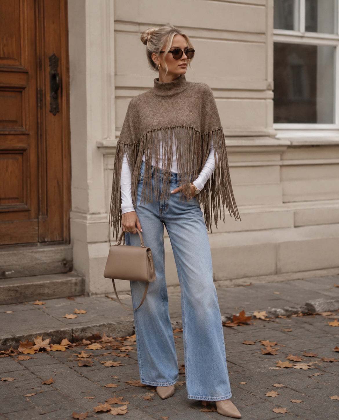 Noor trui taupe