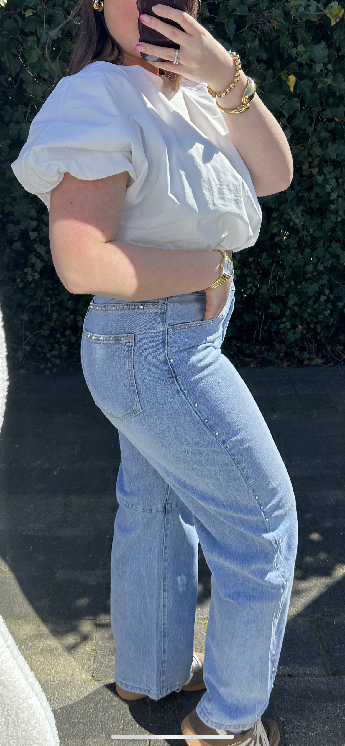 Stud jeans - balloon fit