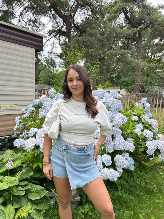 Daisy denim skort