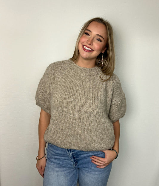 Amour beige knit