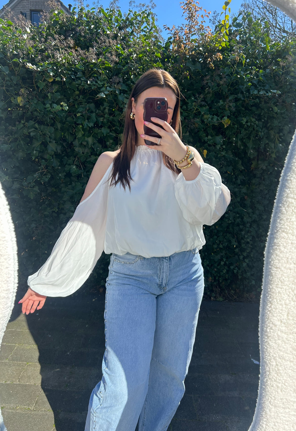Gina blouse white