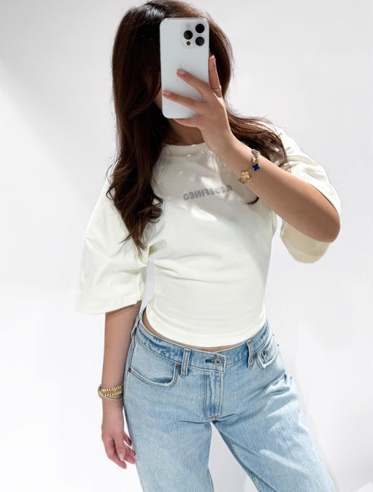 Redefined tee crème