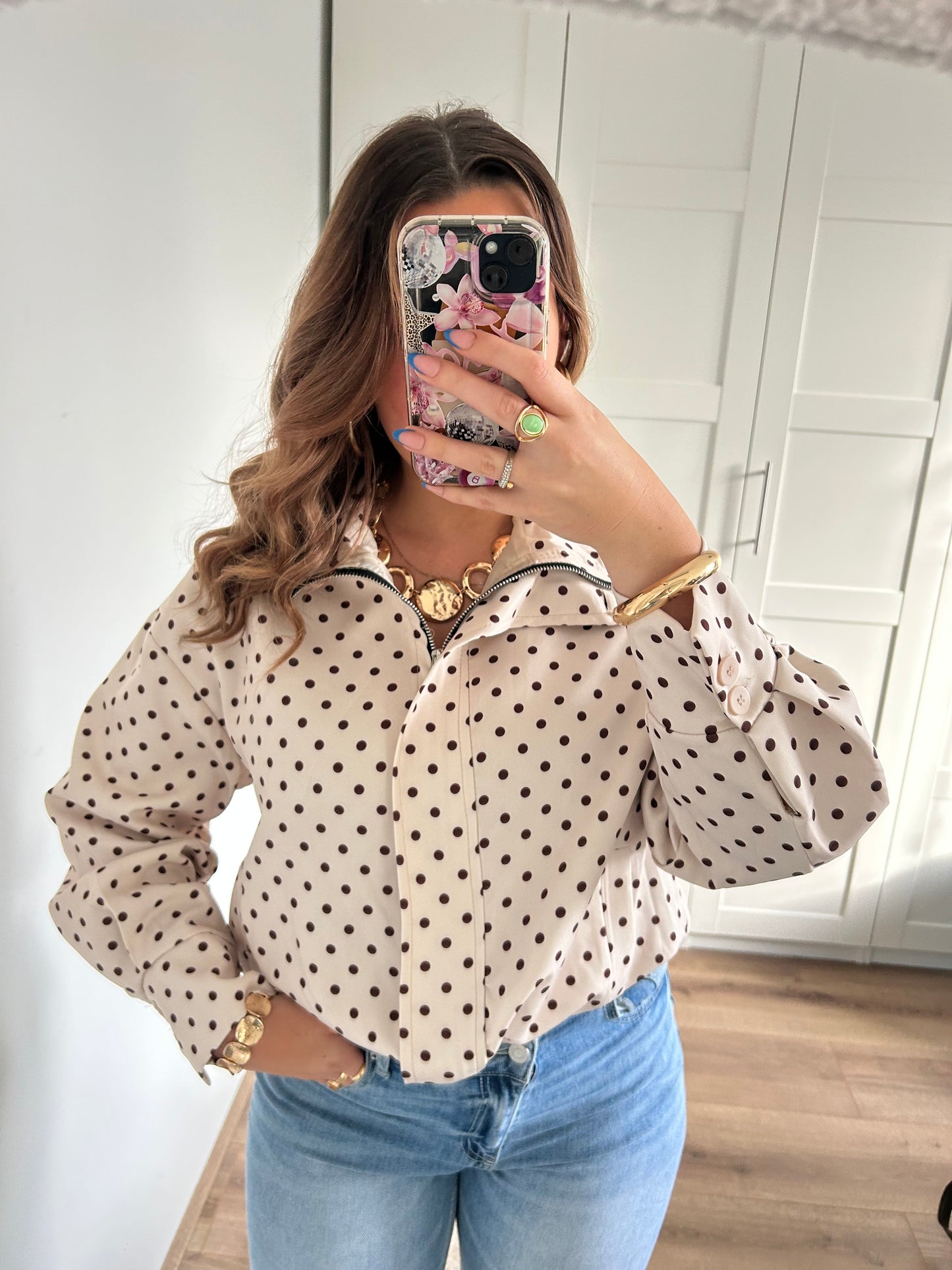 Polka dot jacket