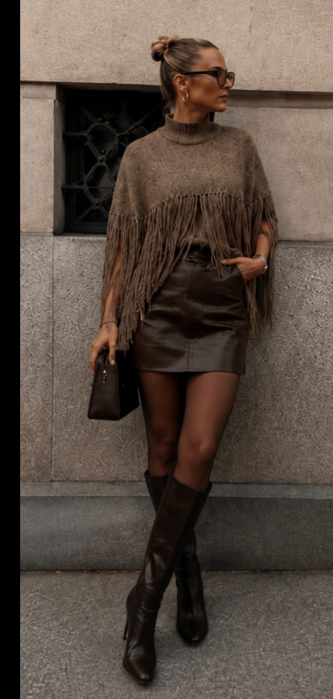 Noor trui taupe